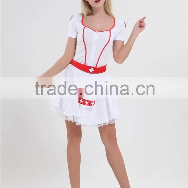 Sexy Costume Cosplay Sexy Nurse Costume With Hat photo-3