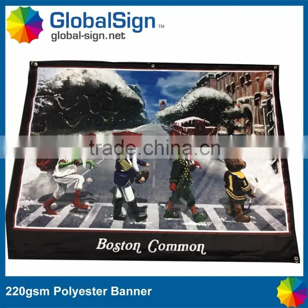 Advertising Knitted Polyester Banners With Pockets photo-4