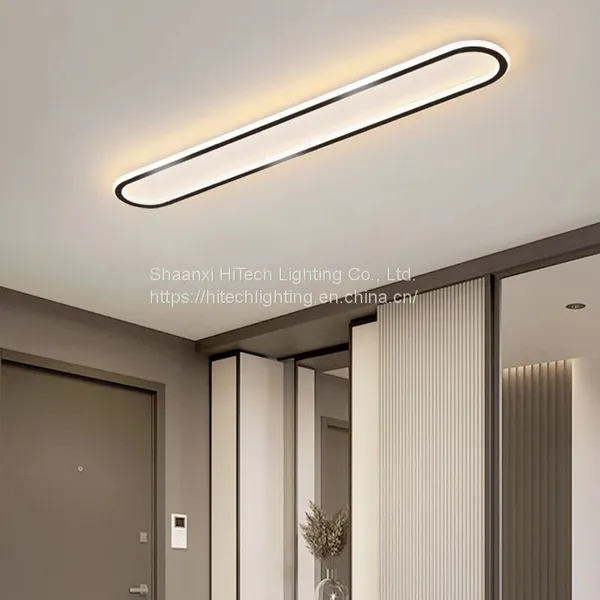 Led Acrylic Strip Chandeliers For Bedroom Balcony Aisle Lamp Lighting Modern Living Room Lights Kitchen Fixtures