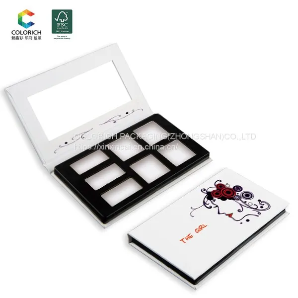 Makeup Sets Yellow Cameleon Eyeshadow Pallete Packaging Paper Magnetism Materials Empty Eyeshadow Pallets photo-2