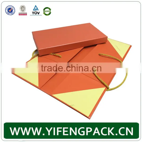 Custom Cardboard Paper Gift Box With Handle/cardboard Carrying Box With Handle photo-5