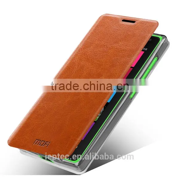 MOFi 7 Colors PU Leather Mobile Phone Flip Cover Cases for Microsoft Lumia 532 photo-5