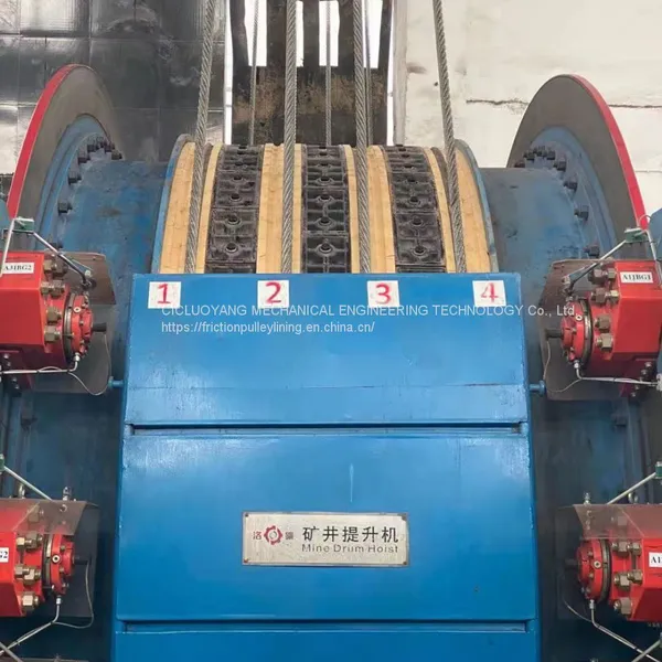 OEM High Friction Coefficient Koepe Drum Groove Insertion photo-2