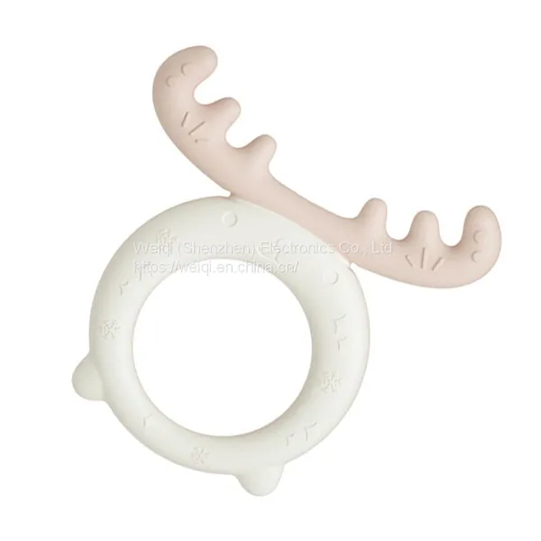 Silicone Deer Shape Toothbrush Chew Teether Toy photo-4