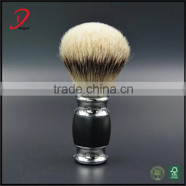 New Product Badger Shaving Brush and Shaving Soap Bowl,metal Barber Shaving Set photo-4