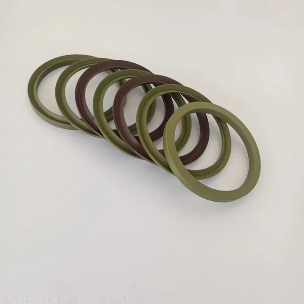Custom-made V-type Fluorine Rubber Seal Ring, Combination Sealing Heat and Acid Resistant Rubber Ring, Molded Parts photo-5