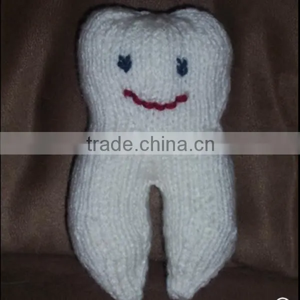 2016 Knitted Tooth Pillow / Travel Pillow Tooth / Pillow Emoji