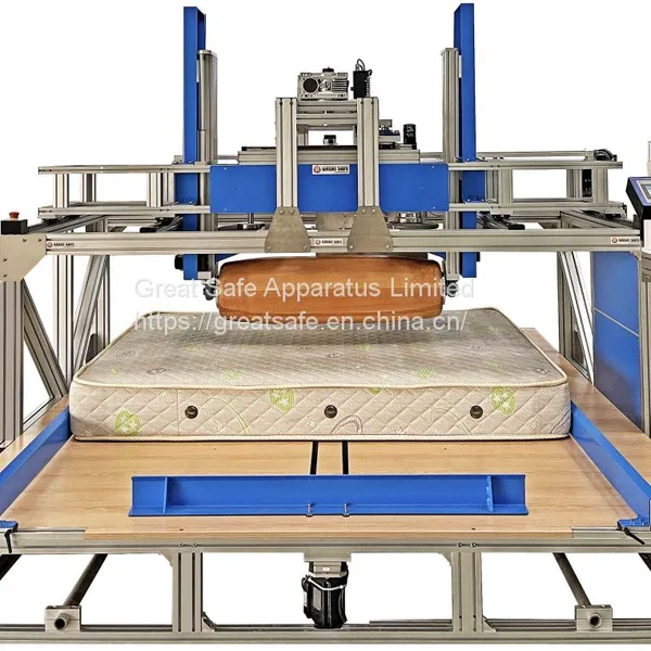 Combined Test Stand for Mattress Durability, Hardness, Bed Edge