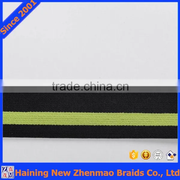 Fashion Colored Stripe Woven Elastic for Garments Accessories photo-4