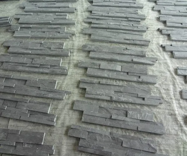 Natural black cultural slate tiles factory