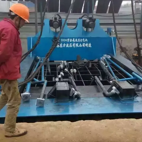 Double Master Cylinders Heavy Duty Steel Rebars Baler Machine 630ton photo-2