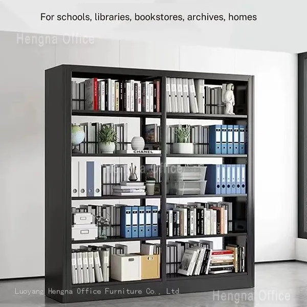 Home Office Bookshelf | HN-HO01 | Curved Edge Safety | 15min Assembly | Wooden Finish | Study Room- Large Scale Manufacturer