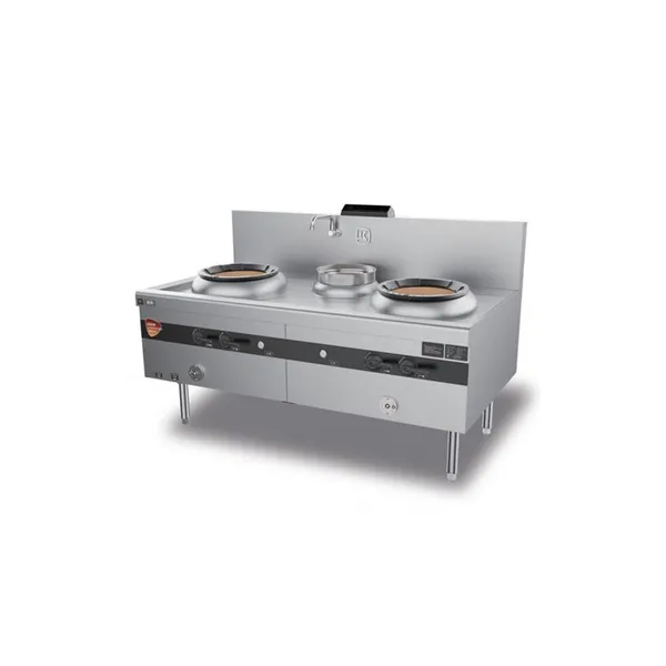 Yudian Double Burner Single Warming Natural Gas Stove photo-2