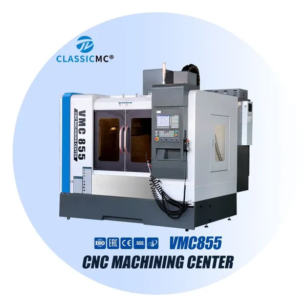 VMC855 CNC Turret Milling Machine 5 Axis Metal Processing Vertical Machining Center
