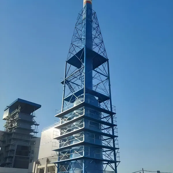 Custom FRP/GRP Fiberglass Tower, Vertical Vessel & Tower Equipment for Chemical, Environmental & Industrial Use photo-4