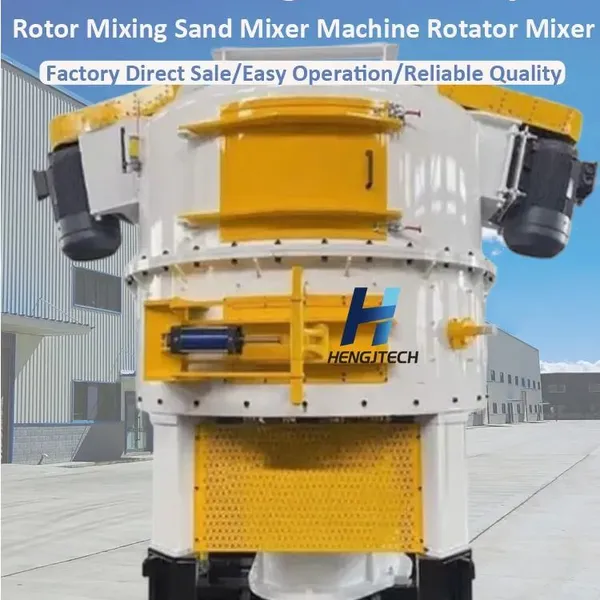 Factory Direct Sale Foundry Sand Mixer Rotor Type High Speed Green Sand Mixer Sand Mixing Machine for Green Sand Molding Process photo-4