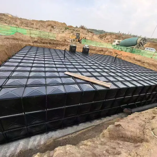 Cost Effective Porcelain Enamel Steel Sectional Water Tank for Hot Water Storage