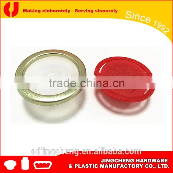 42mm Plastic Caps / Spout Cap / Oil Tin Can Cap With Metal Ring photo-4