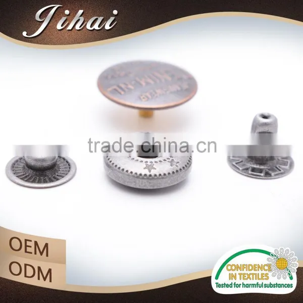 China Manufacturer Wholesale Press Metal Snap Fastener Metal Buttons photo-6