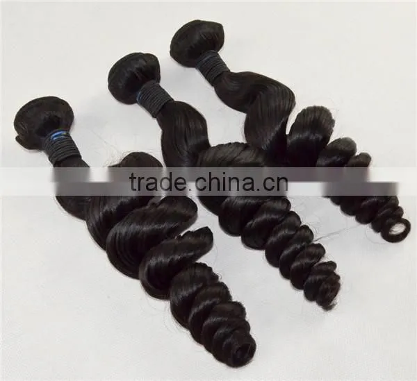 Peruvian Hair Brazilian Hair Indian Hair Malaysian Hair Popular Loose Wave Hair for Spring photo-3