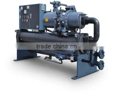 Industrial Screw Water Cooled Chiller Refrigerating Capacity 100000 Kcal