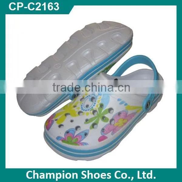 EVA Injection Cross Shoes With Water Transfer Printing photo-4