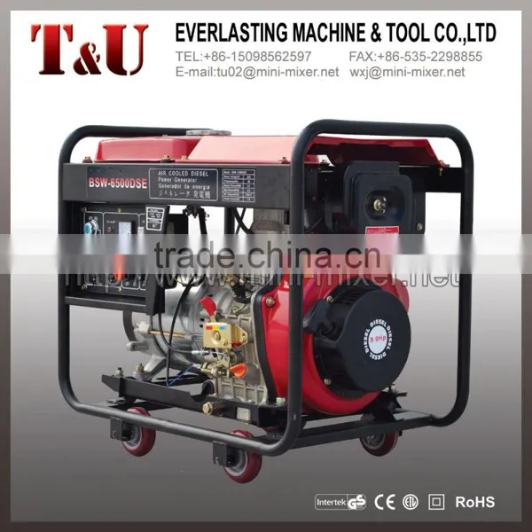 Open Type Diesel Generator Driven by 7Hp Diesel Engine