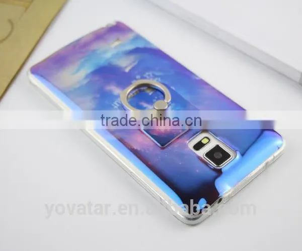 Blue Light TPU City Cartoon Soft Case With Ring Bracket for Samsung S6 Edge/S7/Note5/A9/A710 photo-4