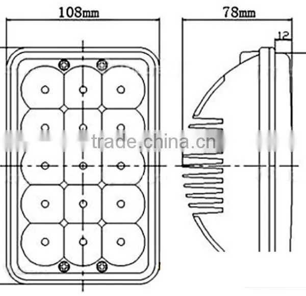 45W LED Working Light Bar photo-2