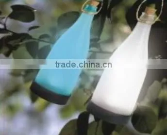 Solar Powered Bottle Light Hanging Patio Lamp Flame Effect Garden Yard Hanging Lamp photo-3