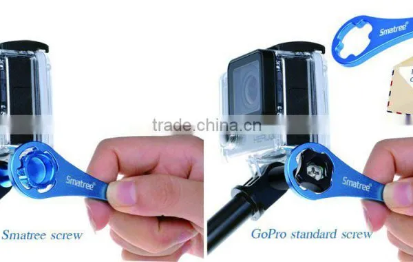 Smatree Thumb Screw 3pcs and Wrench for Gopros Heros 4 3+ 3 2 and SJCAM SJ4000 SJ5000 photo-2