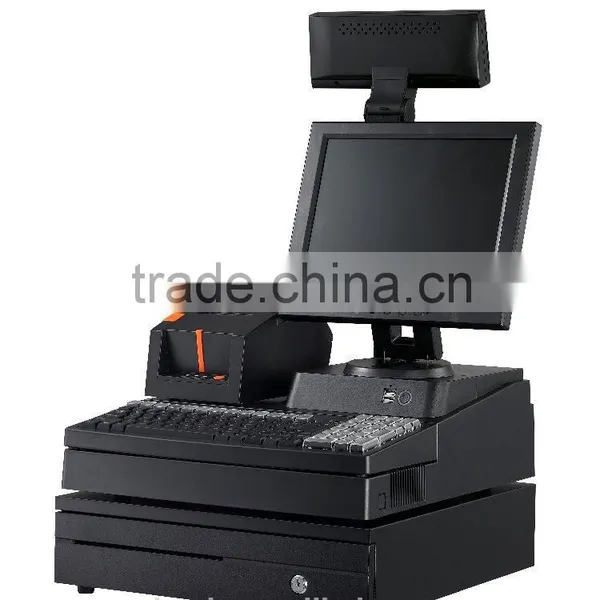 12" Inch All in One Pos System Terminals & Supermarket Pos Machine With 58mm Thermal Printer photo-3