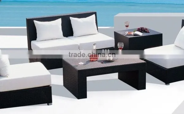 2016 New Design Outdoor Resin Wicker Coffee Shop Sofa Set photo-2