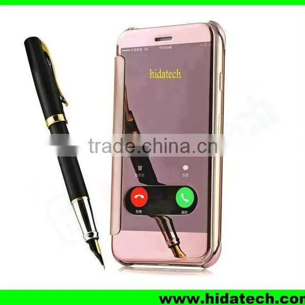 Hot Selling Smart Visible Flip Leather Phone Case for IPhone6 6s Leather Pouch photo-4
