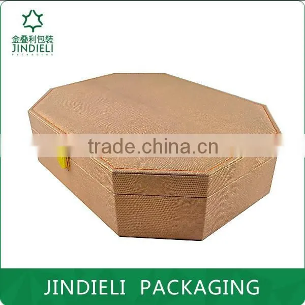 Hot Sale Elegant Polygonal Wood Cosmetic Box for Sale photo-2