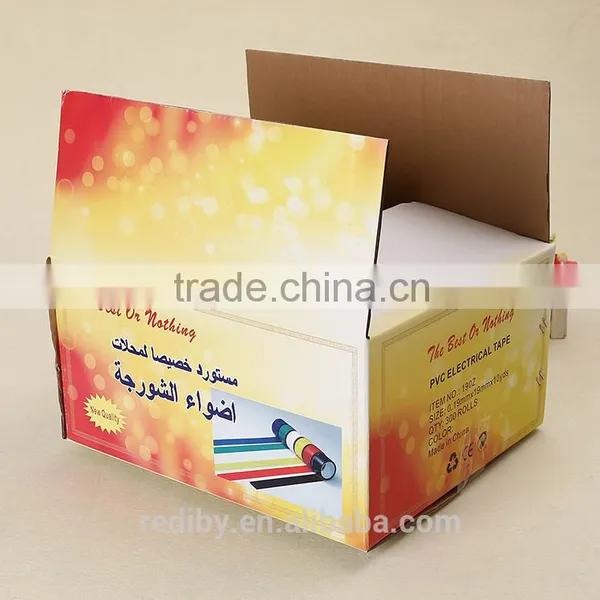 Colorful Paper Printed Package Shipping Corrugated Custom Box Printing With Handle photo-5