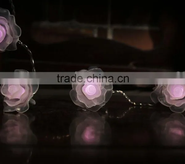 Xmas 10LED Rose Light Chain