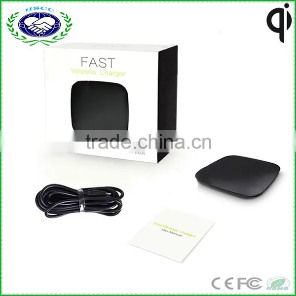 2016 New Arrived 9v Fast Charger qi Wireless Chager for Samsung Note5 S6 Edge photo-2