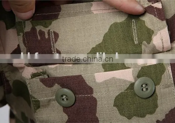 Polygon Desert Camo Polyester/ Cotton African Military Uniform photo-4