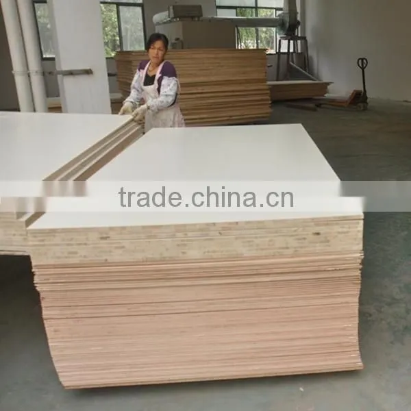 Melamine Faced Blockboard 1220*2440mm(4*8'),Malacca Ecological Board