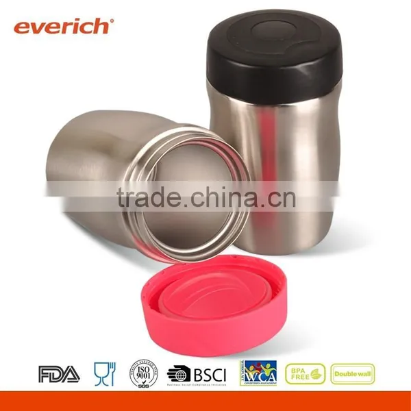 Double Wall Stainless Steel 350ml 500ml Vacuum Food Container photo-4