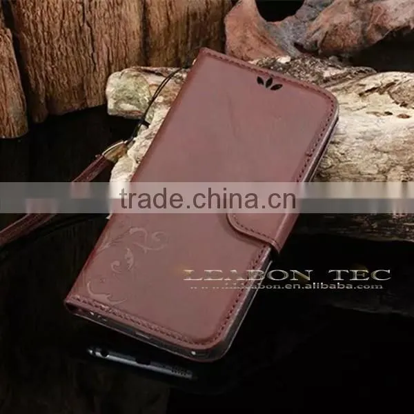 New for Samsung Galaxy s6 Edge Case With Card Slot Book Wallet Flip Leather Case Cover, Wallet Case for Samsung Galaxy s6 Edge photo-3