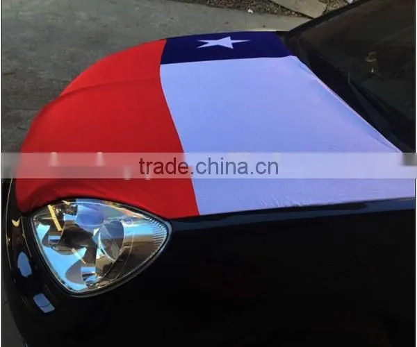 Polyester Car Cover,Chile Car Bonnet Cover,flag Cover for Cars photo-2