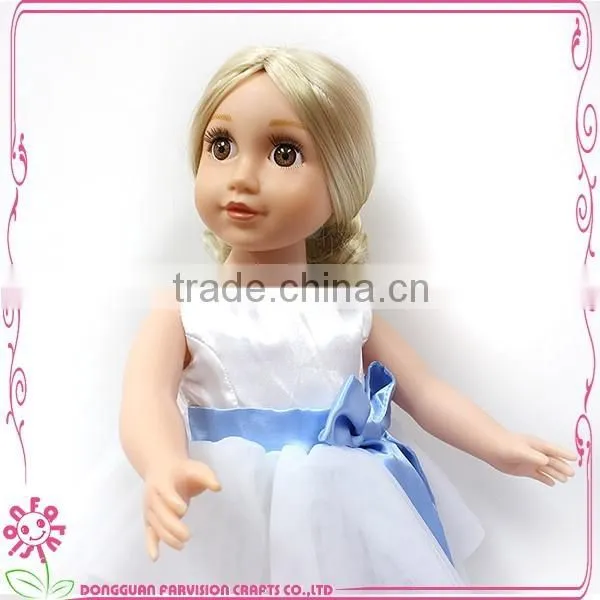 18 Inch Girl Soft Vinyl Doll photo-3