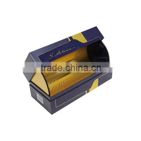 Gloss Lamination Coated UV Printed Wine Glass Storage Display Box photo-3
