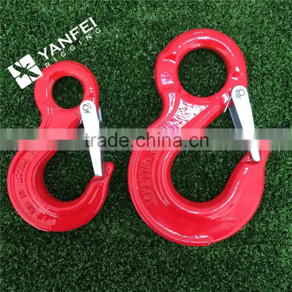 G80 Clevis Chain Hook With Latch/Self-Locking Hook photo-5