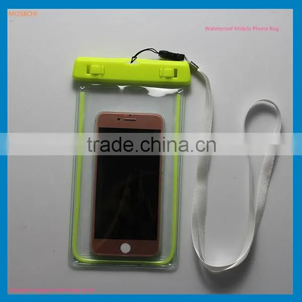 New Arrival Universal Waterproof Phone Bag Glowing Up At Night Pouch Underwater Phone Bag Case Diving Mobile Bag Pouch photo-2