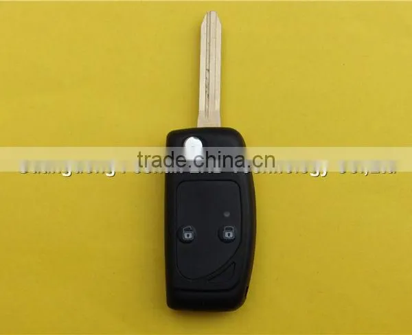 2 Buttons Modified Flip Folding Car Key Replacement Toyota photo-2