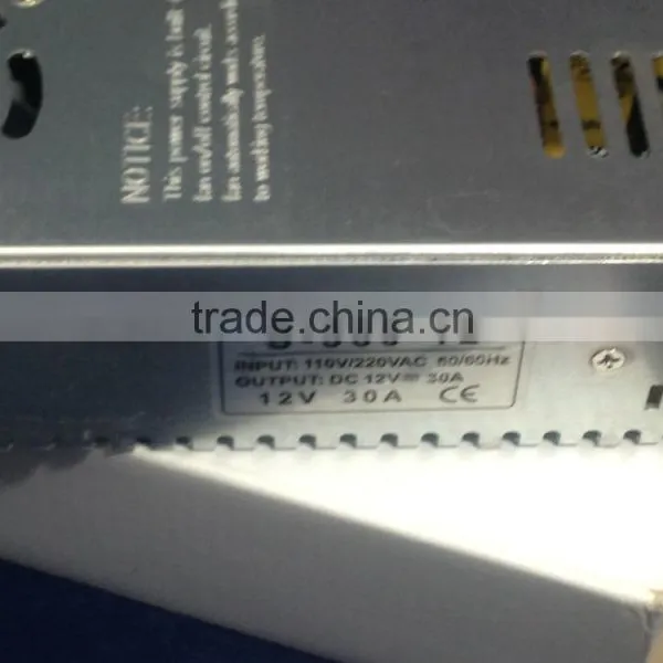 12V/360W Switching Power Supply, LED Power Driver photo-2