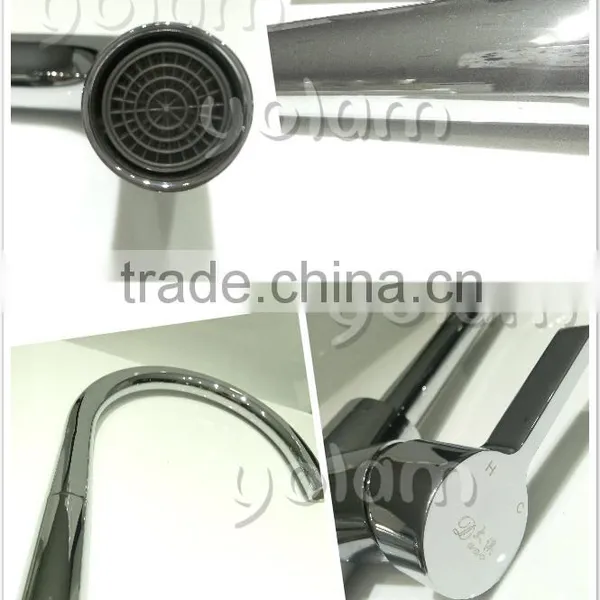 YL02327 New Design Single Handle Brass Kitchen Mixer photo-3
